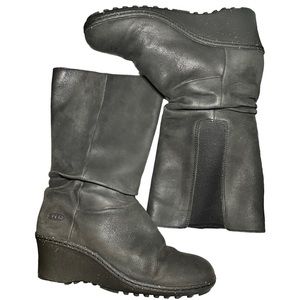 Keen Women Boot Akita Wedge Size 8 M
Black Mid Calf Slouch Pull On Boot